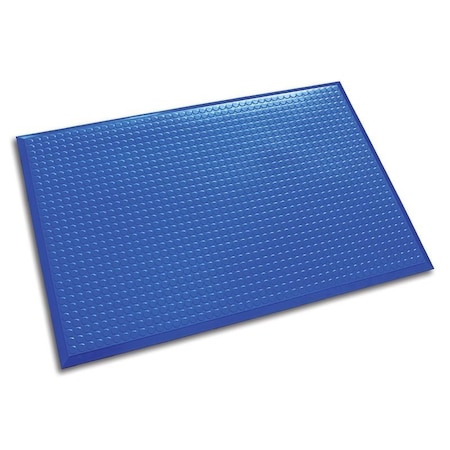 Ergomat Ergomat Infinity Smooth Blue 4ft x 7ft Anti-Fatigue Floor Mat INS0407-B